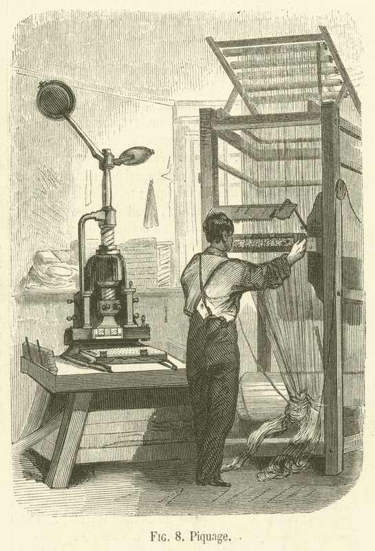 Piquage (Gravur) von French School