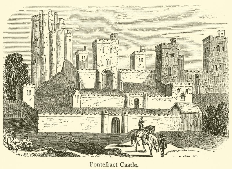 Pontefract Castle (Gravur) von French School