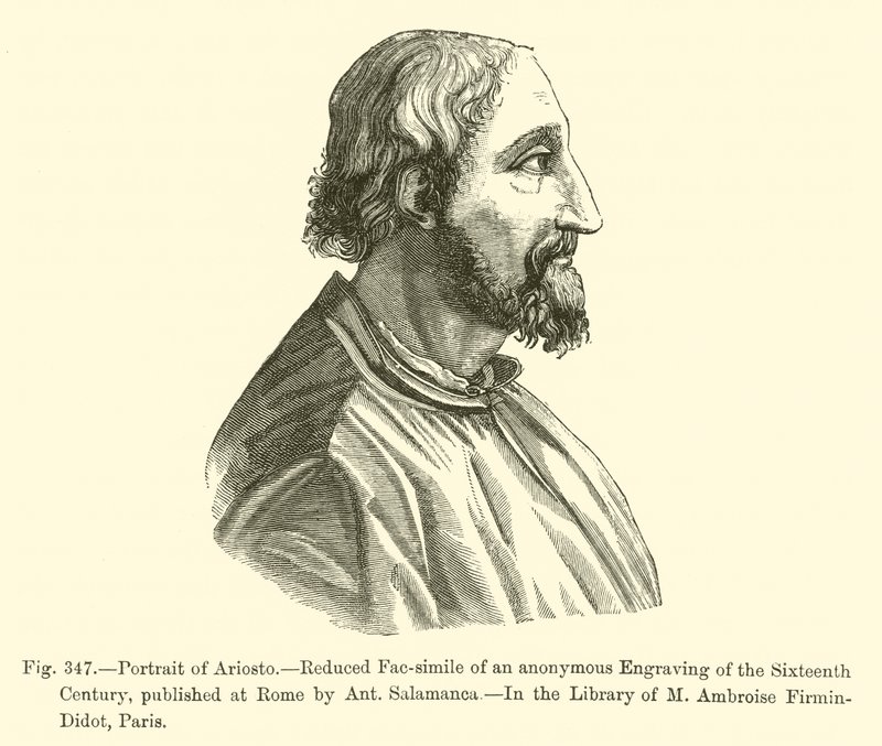 Porträt von Ariosto von French School