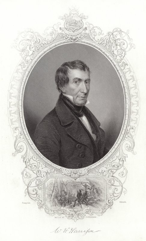 Porträt von William Henry Harrison von French School