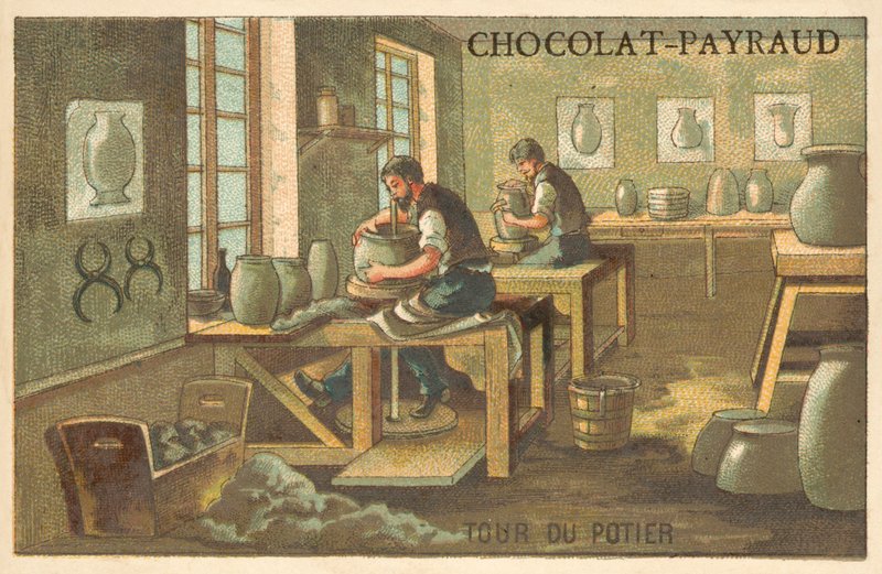 Töpferscheibe von French School