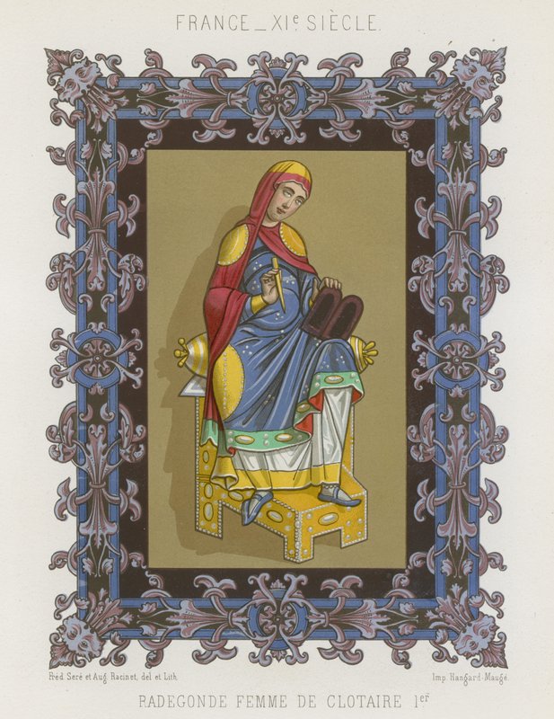Radegund, Frau von Chlothar I. von French School