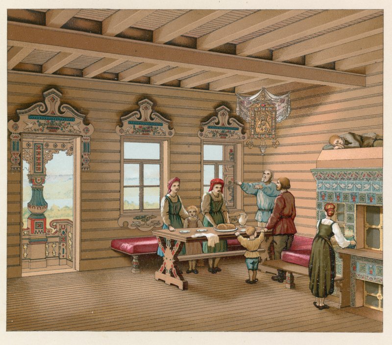 Russisches Kostüm von French School