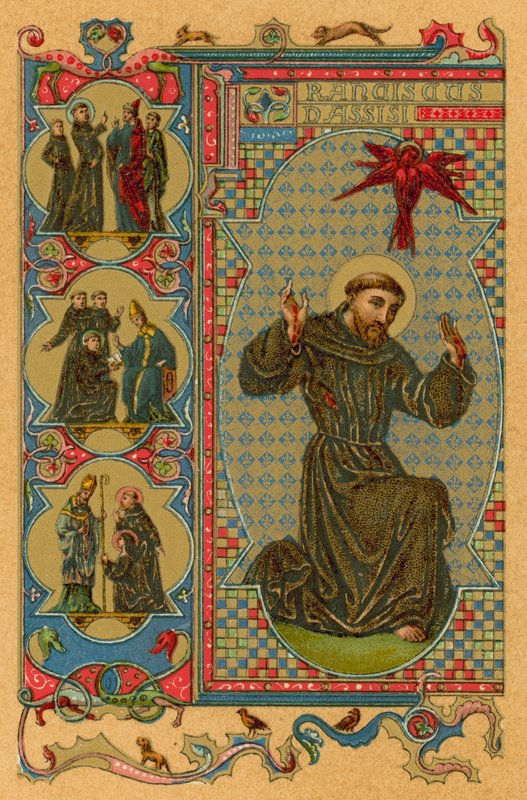 Heiliger Franz von Assisi von French School