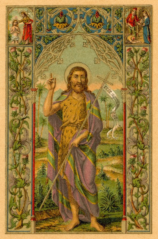 Heiliger Johannes der Täufer von French School