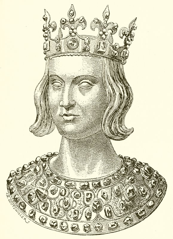 Heiliger Ludwig (von einem Reliquiar) von French School