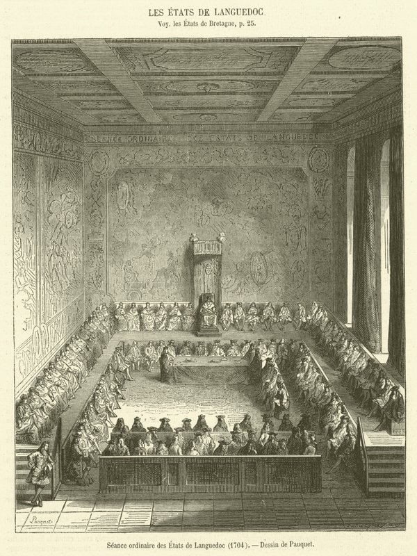 Ordentliche Sitzung der Generalstände von Languedoc von French School