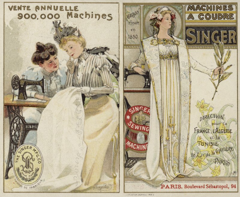 Singer Nähmaschinen von French School