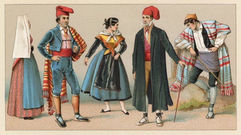 Spanisches Kostüm von French School
