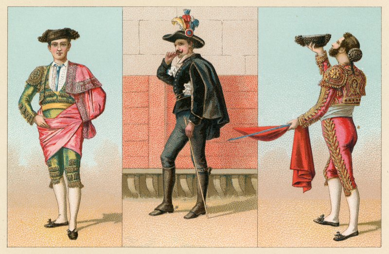 Spanisches Kostüm von French School