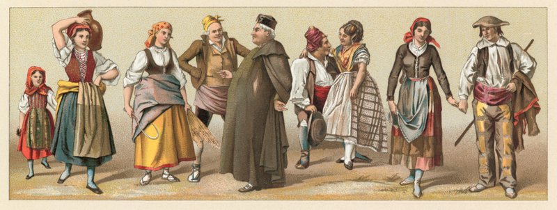 Spanisches Kostüm von French School