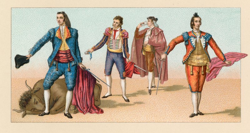 Spanische Tracht von French School