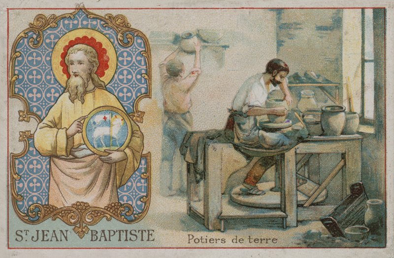 Johannes der Täufer und Töpfer von French School