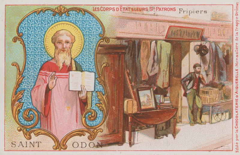 St. Odo und Altkleiderverkäufer von French School