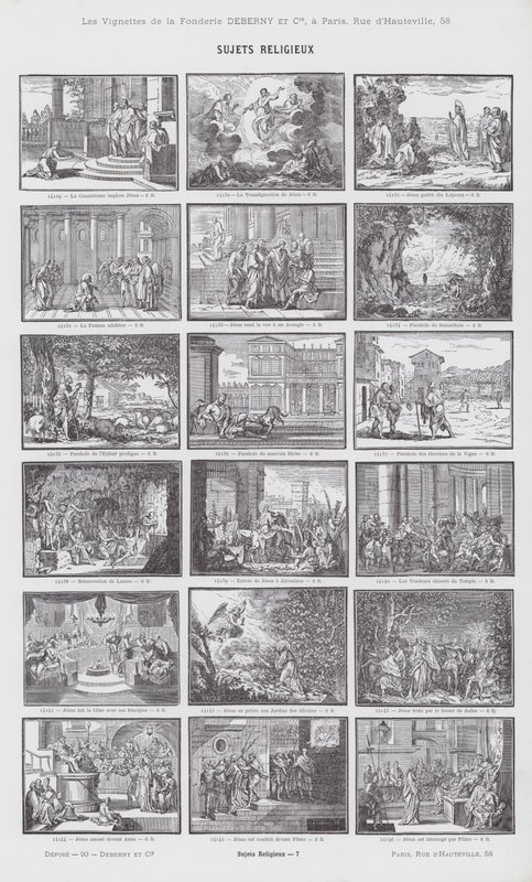 Religiöse Themen von French School