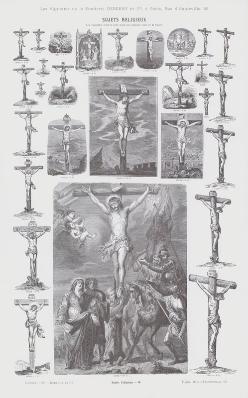Religiöse Themen (Gravur) von French School