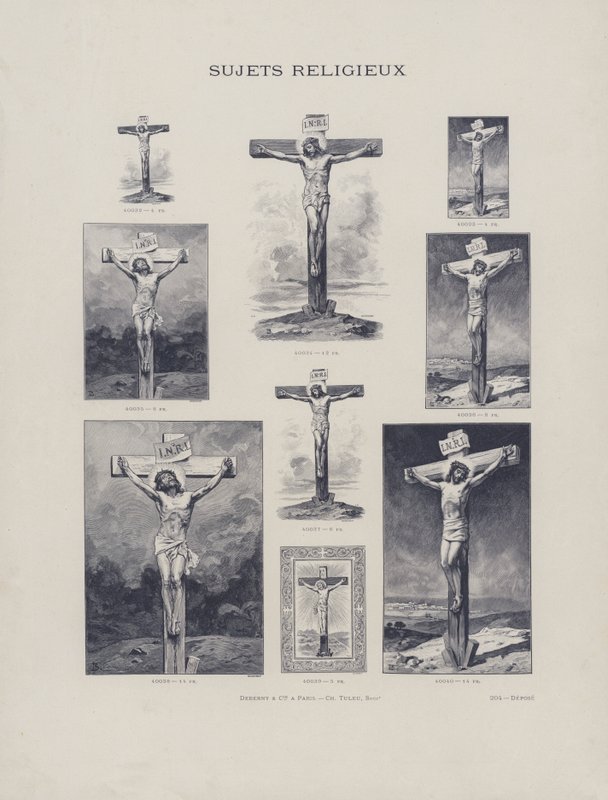 Religiöse Themen von French School