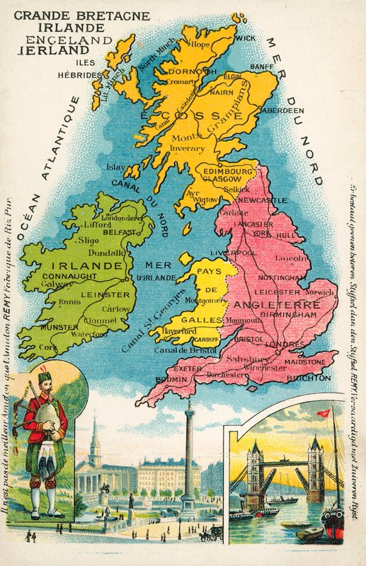 Die Britischen Inseln von French School
