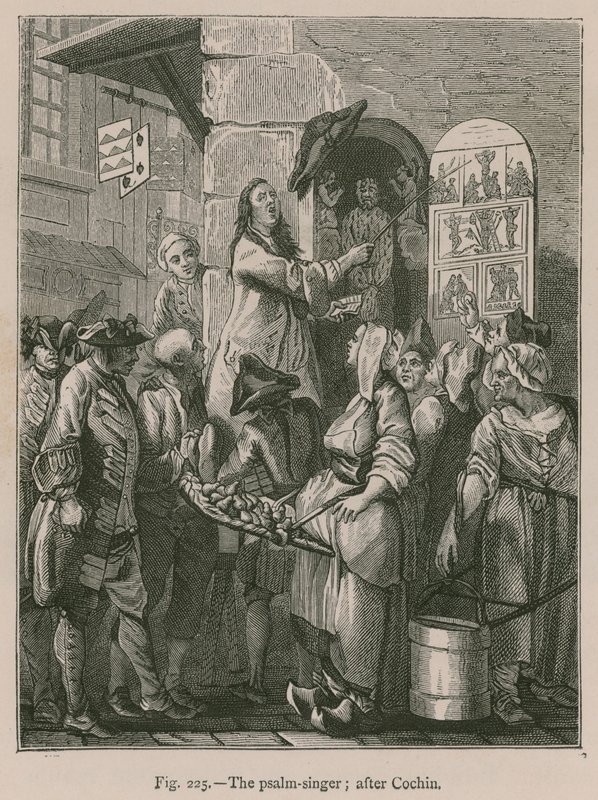 Der Psalmensänger (nach Cochin) von French School