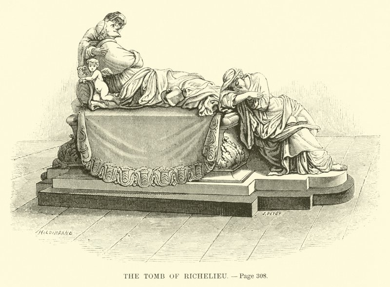 Das Grab von Richelieu von French School
