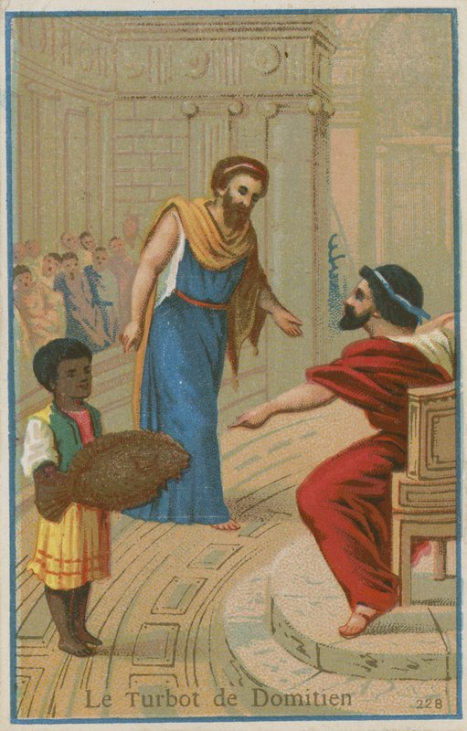 Der Steinbutt von Domitian von French School