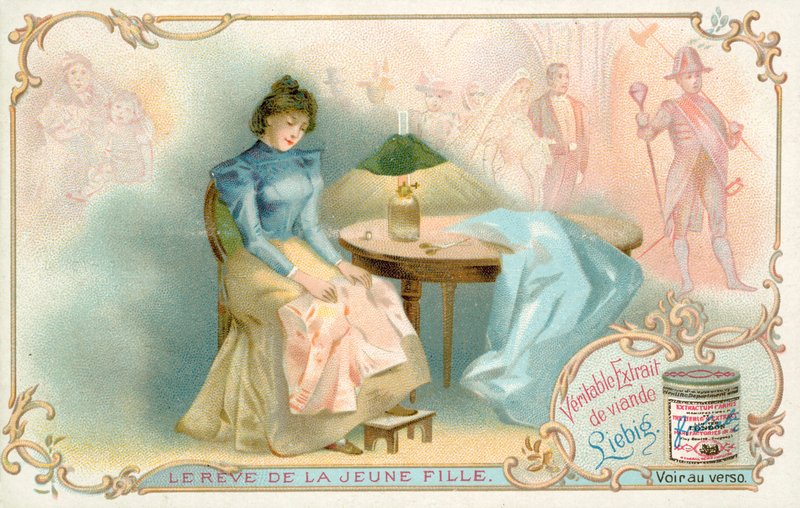 Der Traum des jungen Mädchens von French School