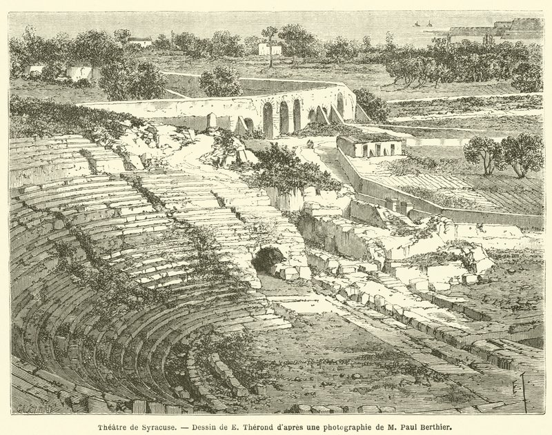 Theater von Syrakus von French School