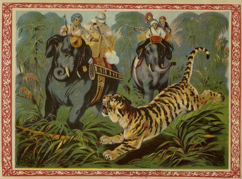 Tigerjagd von French School