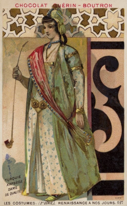 Türkische Dame, 19. Jahrhundert von French School