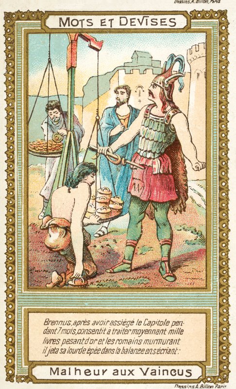 Vae Victis (Wehe den Besiegten) von French School
