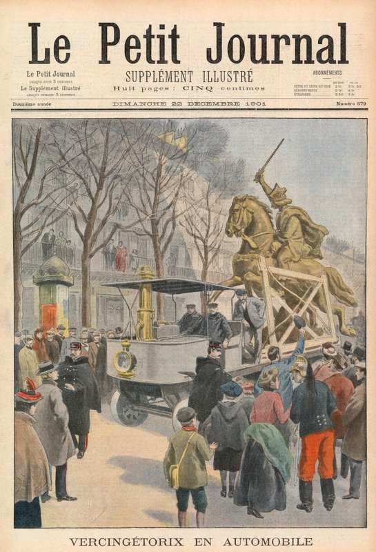 Vercingetorix in einem Automobil von French School