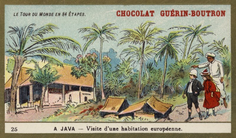 Besuch in einem europäischen Haus, Java von French School