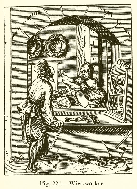 Drahtarbeiter von French School