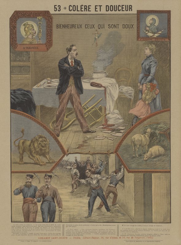 Zorn und Geduld von French School