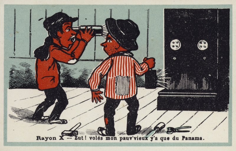 Röntgenstrahlen - frustrierte Safeknacker von French School