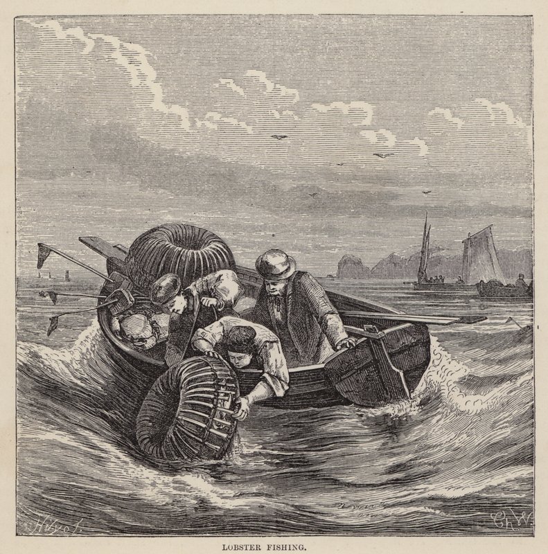 Hummerfischen von Friedrich Specht