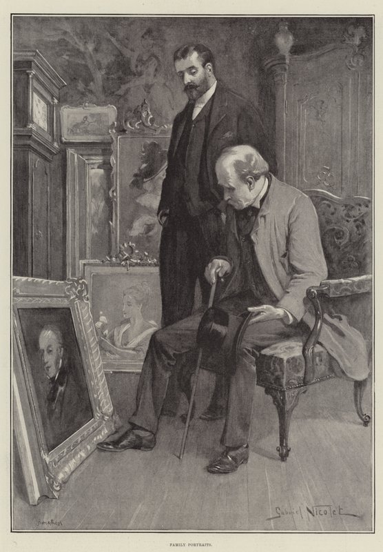 Familienporträts von Gabriel Nicolet