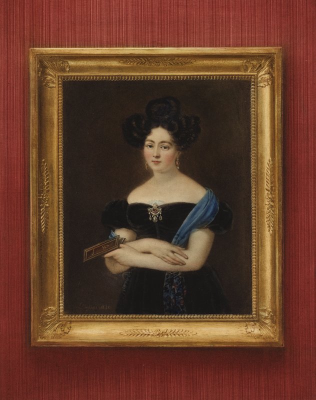 Porträt einer unbekannten Dame von Gabriel Aristide Passot