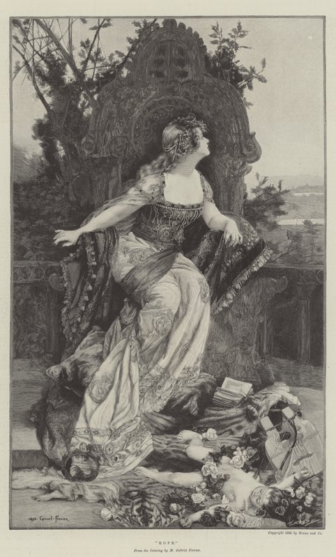 Hoffnung von Gabriel Joseph Marie Augustin Ferrier