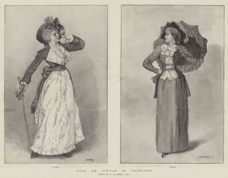 Fin de Siècle in der Mode von George Adolphus Storey