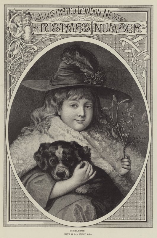 Mistelzweig von George Adolphus Storey