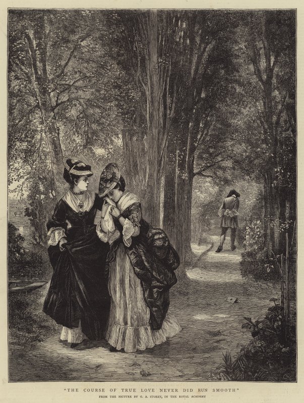 Der Lauf der wahren Liebe verlief nie glatt von George Adolphus Storey