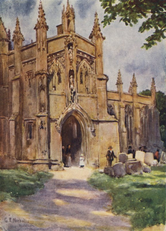 Kirchenvorhalle, Northleach von George Franck Nicholls