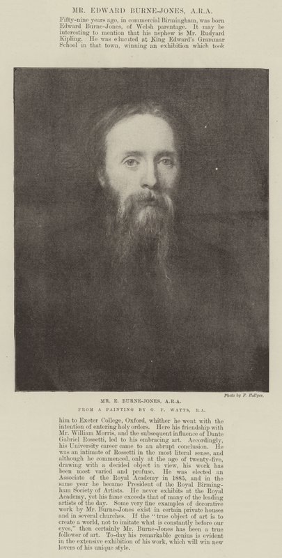 Mr. E Burne-Jones, ARA von George Frederick Watts