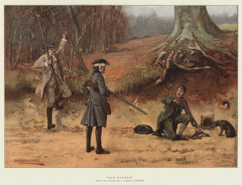 Auf frischer Tat ertappt von George Goodwin Kilburne