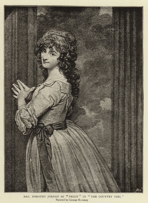 Mrs. Dorothy Jordan als Peggy in 