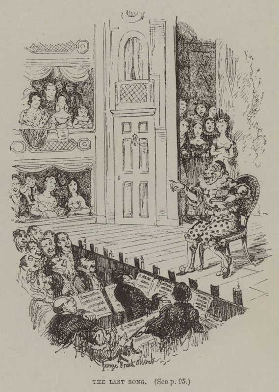 Das letzte Lied von George (after) Cruikshank