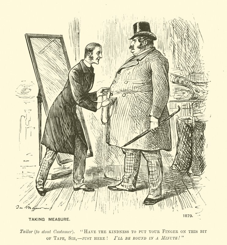 Maßnehmen von George (after) Du Maurier