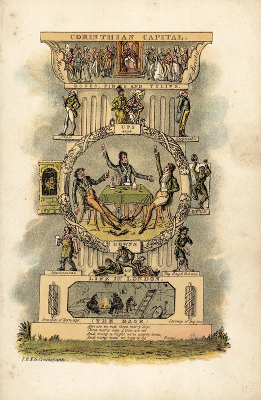 Korinthisches Kapitell von George Cruikshank