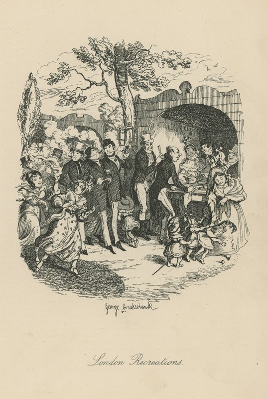 Freizeitbeschäftigungen in London von George Cruikshank